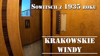 Pre-war Krakow elevator from 1935.