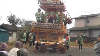 六所神社祭礼２０１５上町たたきはじめ３