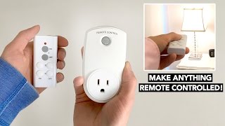 Remote Control Outlet Switch UNDER $10 - Lights, Fans & more!