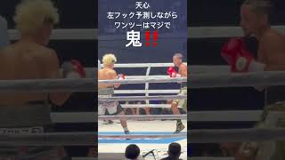 那須川天心 右フック予測しながらワンツーはマジで鬼‼️