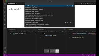 Codeswing (Visual Studio Code Extension): Change Layouts