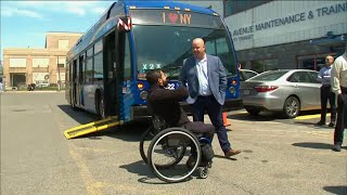 MTA Hero implements various accessibility features on buses