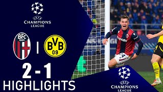 Bologna 2-1 Borussia Dortmund Highlights | UEFA Champions League 2024/2025