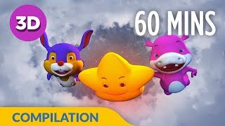 Twinkle Twinkle Little Star | Non Stop Nursery Rhymes for Kids and Children I 60 Mins Baby Songs