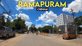 Chennai 4K | Ramapuram | Kamaraj Salai | Bharathi Salai | SRM | Porur