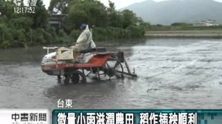 20120801 公視中晝新聞 台東風雨不明顯 農民趕二期插秧