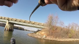 Lake Norman cold weather bass tournament and practice day
