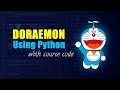 How To Draw A Doraemon Using Python With Source Code | Doraemon using python turtle | Meta Codes