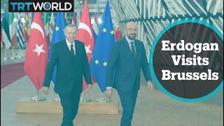 Erdogan meets presidents of the EU Commission, EU Council on refugees