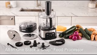 Hamilton Beach Professional All-In-One Stack \u0026 Snap™ Food Processor, 70815