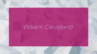 William Cleveland - appearance