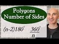 Polygons Finding Number of Sides