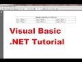 Visual Basic .NET Tutorial 50 -  Add table into existing PDF using iTextSharp
