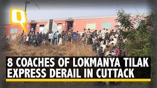 8 Coaches of Mumbai-Bhubaneswar Express Derail in Cuttack, At Least 20 Injured | The Quint