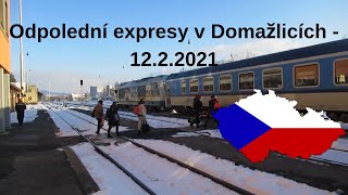 Odpolední expresy v Domažlicích - 12.2.2021