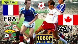 FRANCE  vs CANADA 1-0 / WORLD CUP 1986 MEXICO / Full HD 1080p.