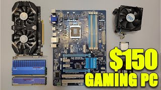 I7 3770 + GTX 1050 Ti 4GB | 150$ Budget Gaming PC Build | 4K