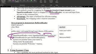 Reading Console Input : BufferedReader class