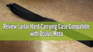 Review sarlar Hard Carrying Case Compatible with Oculus Meta Meta Quest 3S/Quest 3/Quest 2, Carbon F