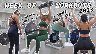 FULL WEEK OF WORKOUTS  2024 | Weightlifting/Strength Training