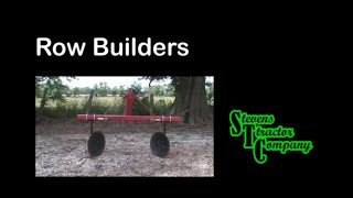 Heavy Duty Row Builder ft The Bayou Gardener | Stevens Tractor Company