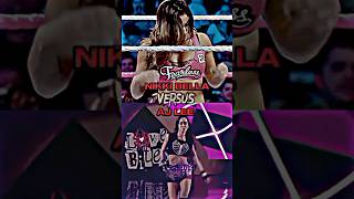 Nikki Bella vs Aj lee comparison🔥🖤 #shorts #wwe #trending