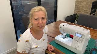 SEWING BLIND: Using a Sewing Machine Blind