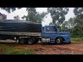 SCANIA 113 SAINDO - Carregada de Arroz