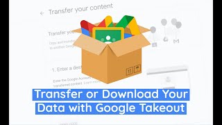 Transfer or download your Google data with Google Takeout