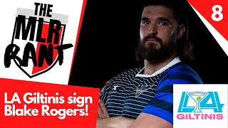 Blake Rogers Signs for the new LA Giltinis