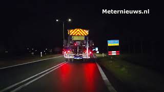 Strooiwagens de weg op in Noorden van Nederland