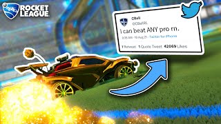 I Called out Rocket League Pros on Twitter..