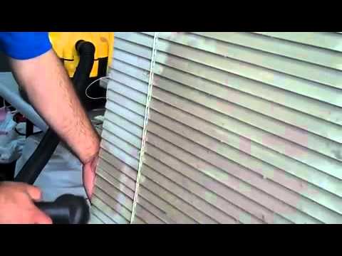 Cleaning (filthy) Aluminum Horizontal Blinds Cleaning (filthy) Aluminum Horizontal Blinds