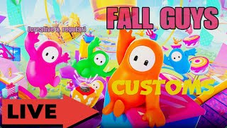 [🔴LIVE🔴] Fall Guys Customs W/VIEWERS!!