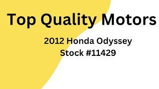 2012 Honda Odyssey Stock 11429