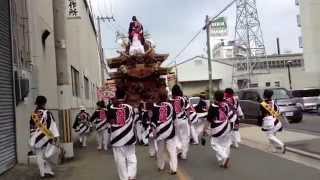 2014/7/27 大阪市西淀川区姫島 姫嶋神社  大だんじり