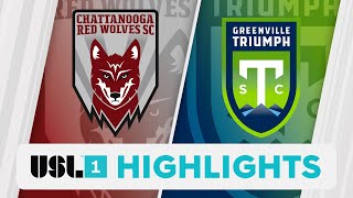 9.14.2024 | Chattanooga Red Wolves SC vs. Greenville Triumph SC - Game Highlights