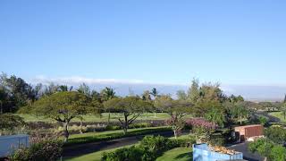 ハワイ島・ヒルトンワイコロアビレッジのコナのヒルトン・ベイクラブ（The Bay Club at Waikoloa Beach Resort） からマウナケア山方面      RIMG0702