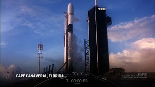 SpaceX launches with satellites onboard