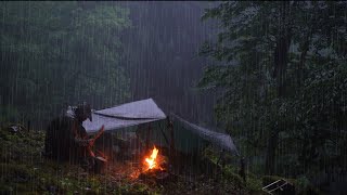 What is the best shelter for survival and camping in heavy rain?