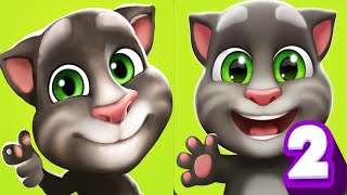 My TALKING Tom vs My Talking Tom 2 | Episode 3427 Epic Game play | Ipad Gameplay  Funny cats