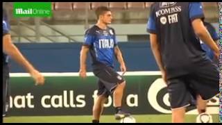 Pirlo and Immobile lead Italy training...