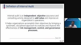 Webinar on “Process based Internal Audits” - 08012025