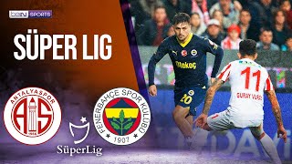 Antalyaspor vs Fenerbahce | SÜPERLIG | 02/03/24 | beIN SPORTS USA