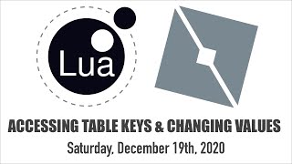 Roblox Coding: Accessing Table Keys and Changing Values