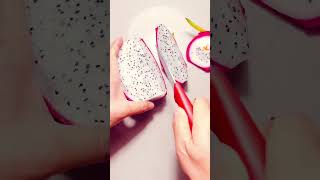 火龍果削皮只需10秒鐘#shots #shortsvideo #short #fruit #fruitcutting #dragonfruit