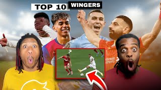 Americans react to Top 10 Wingers 2024/25!