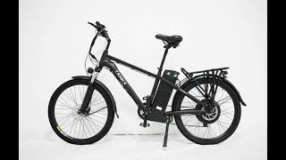 TANKX cargo 26″ Black 500w48v15ah aluminum frame Electric Bicycle ebike