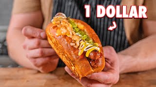 1 Dollar Gourmet Stadium Hot Dogs | But Cheaper