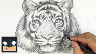 How To Draw Tiger | YouTube Studio Sketch Tutorial